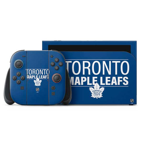 NHL Toronto Maple Leafs Lineup Nintendo Switch 2 (2025) with Joy-Con Skin
